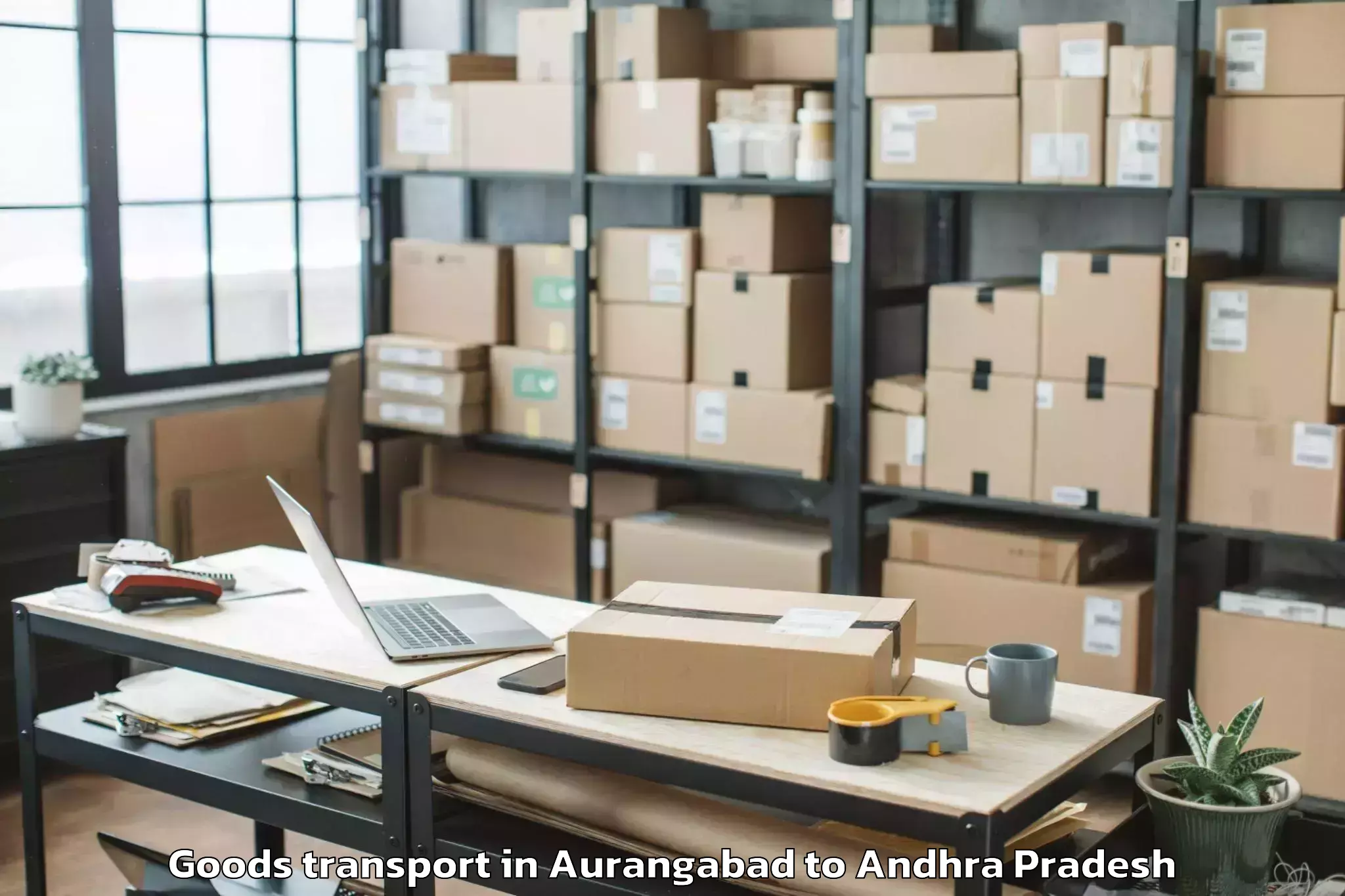 Book Aurangabad to Gadivemula Goods Transport Online